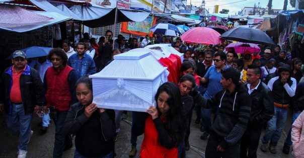 A funeral in Nochixtlán